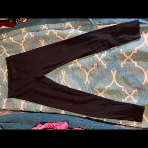 Black cotton leggings